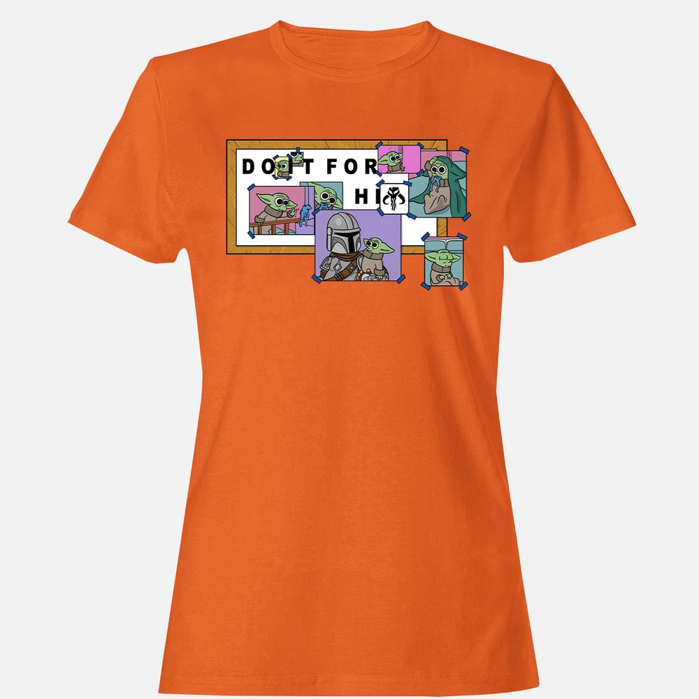 Women's T-Shirt - 74WDK6KP - Orange - 11