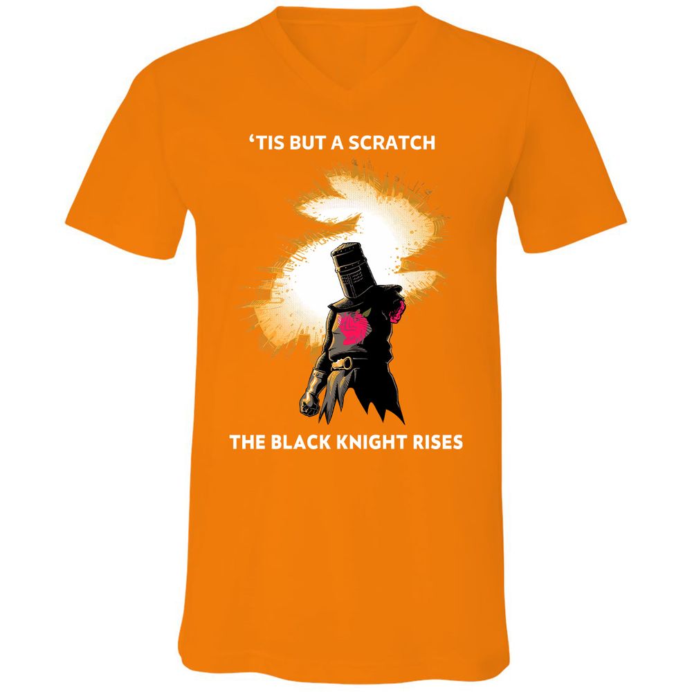 Unisex V-Neck T-Shirt - 1LRUG687 - Orange - 11