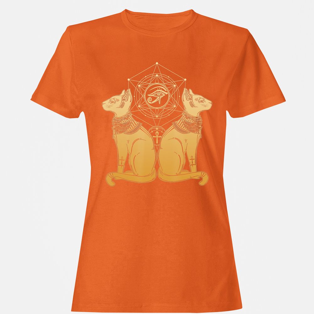 Women's T-Shirt - R4CVBXNE - Orange - 11