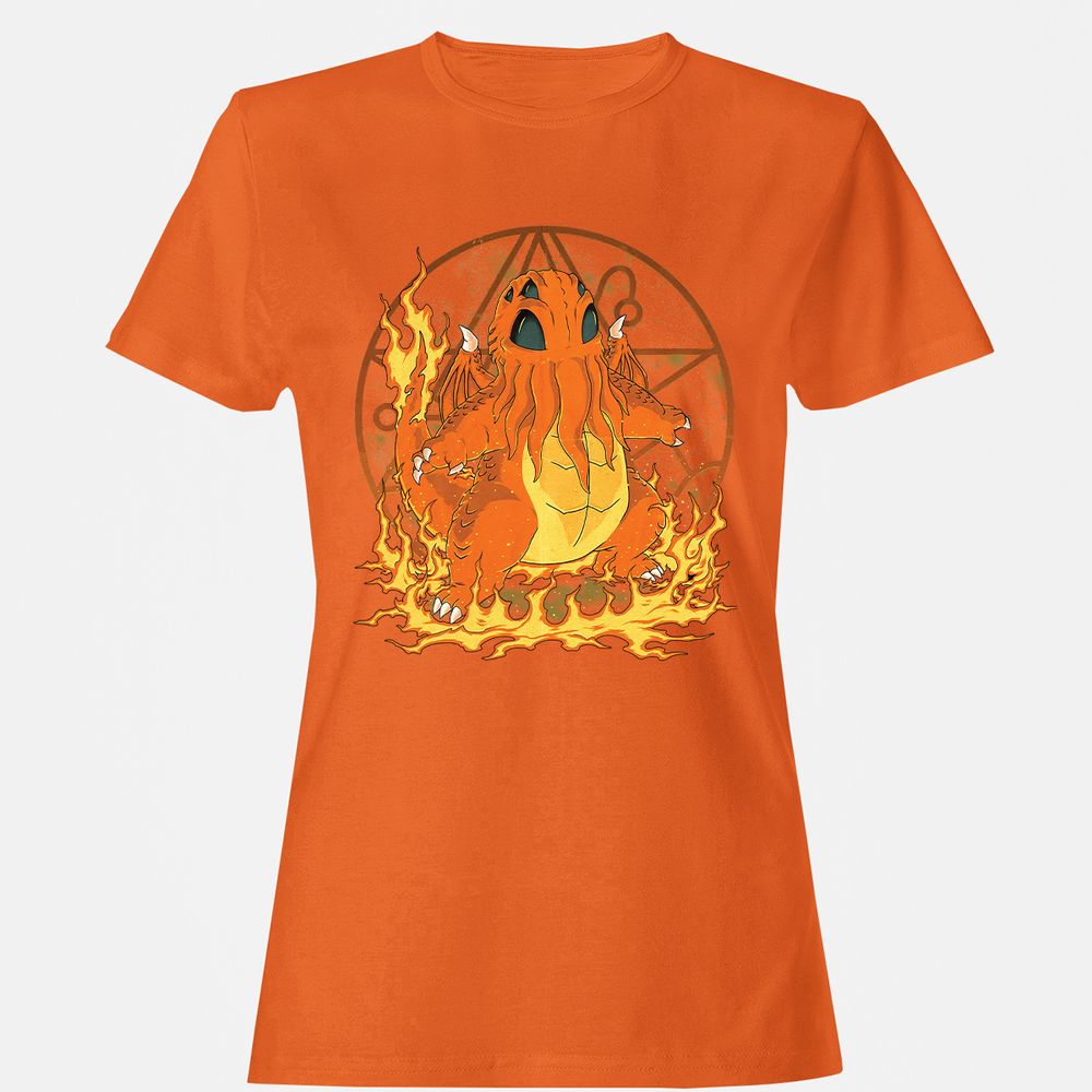 Women's T-Shirt - 4ZBU965F - Orange - 11