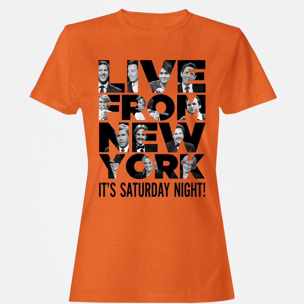 Women's T-Shirt - M8BLZQ5Q - Orange - 11