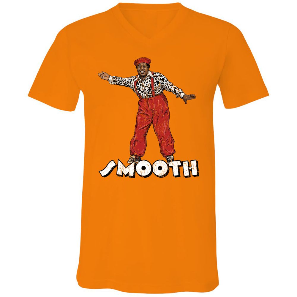 Unisex V-Neck T-Shirt - K9KZVMKX - Orange - 11