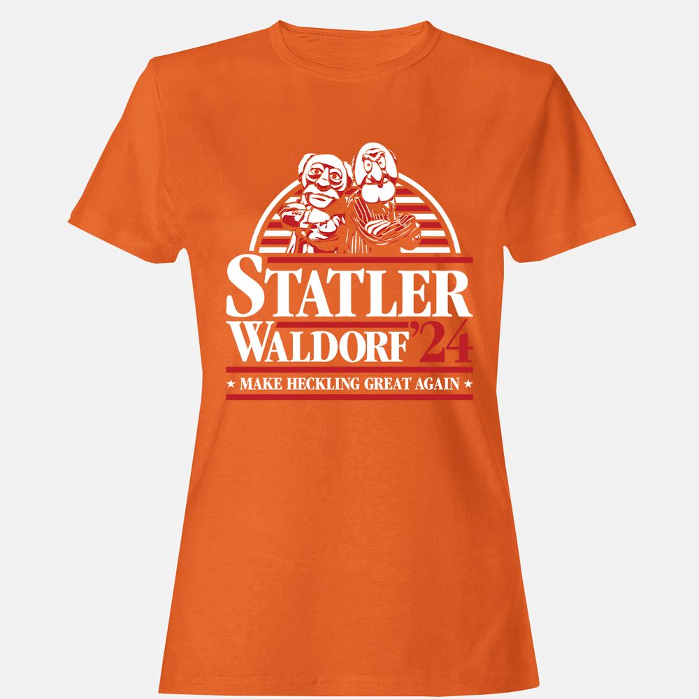 Women's T-Shirt - ZHPKEDGH - Orange - 11