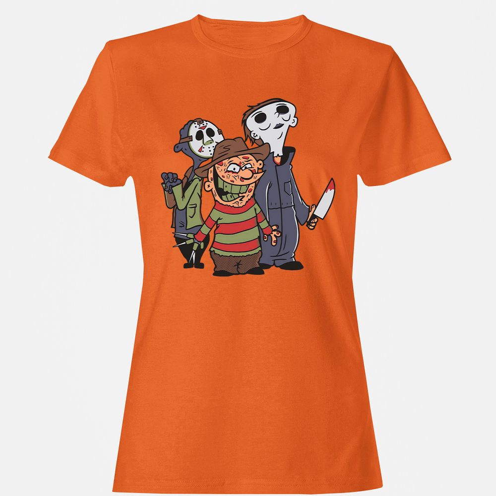 Women's T-Shirt - SL797E1Q - Orange - 11