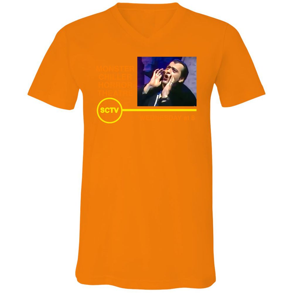 Unisex V-Neck T-Shirt - SV6U6C2U - Orange - 11