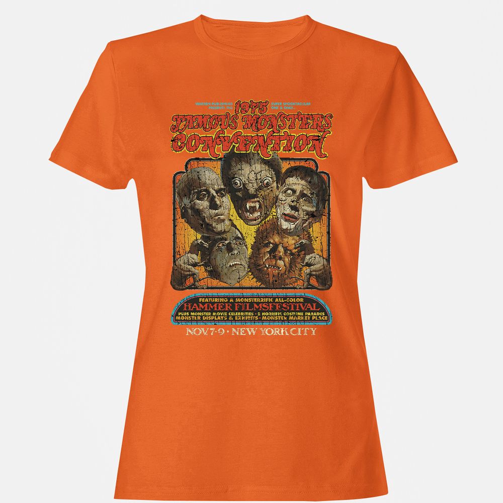 Women's T-Shirt - KH8GQTSQ - Orange - 11