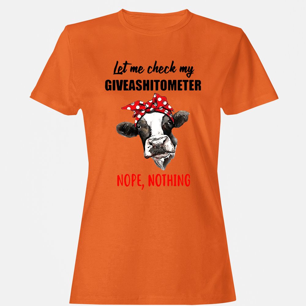 Women's T-Shirt - 9C3RLH9U - Orange - 11