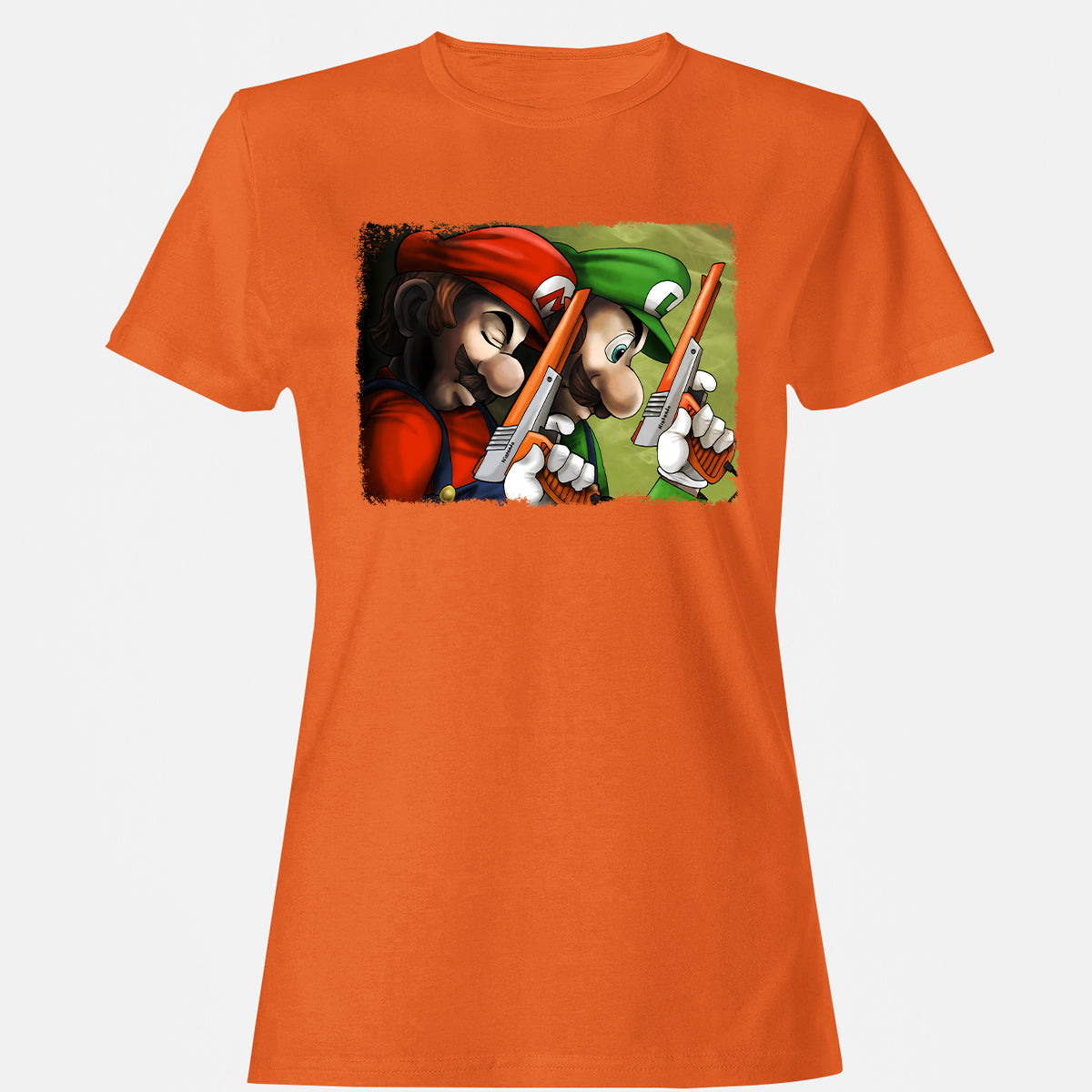 Women's T-Shirt - 4U3S79ZK - Orange - 11