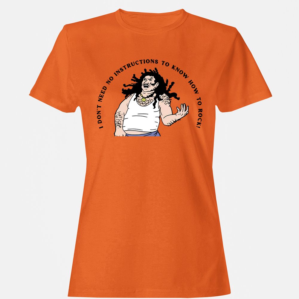 Women's T-Shirt - U3FUSGQR - Orange - 11