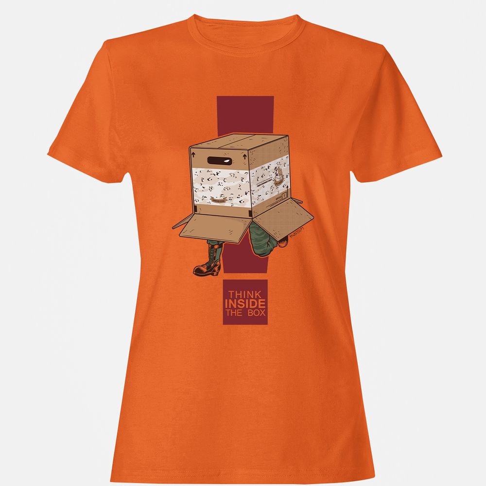 Women's T-Shirt - 8GAHCQYN - Orange - 11