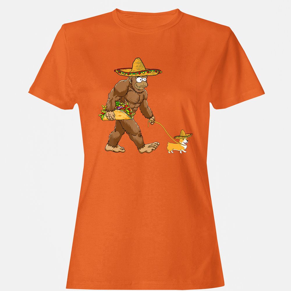 Women's T-Shirt - SPJ9CWYQ - Orange - 11