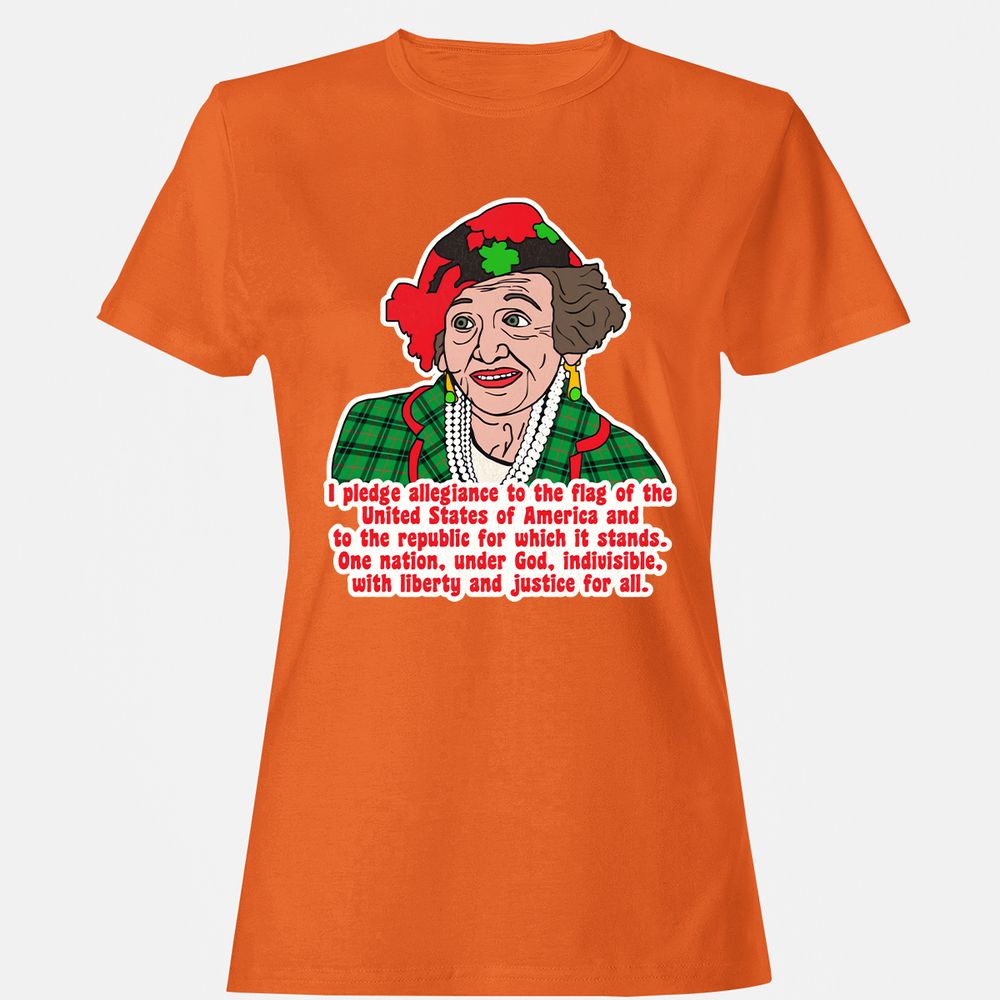 Women's T-Shirt - YQTLQSA7 - Orange - 11