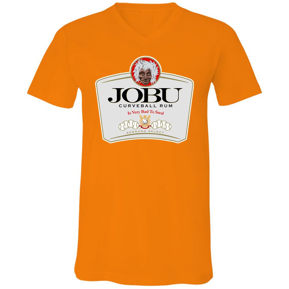 Unisex V-Neck T-Shirt - 2489FSMN - Orange - 11