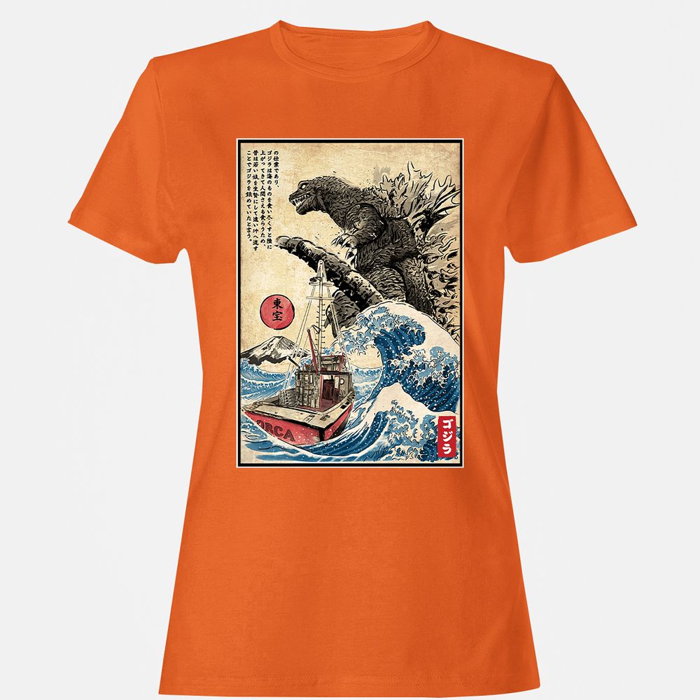 Women's T-Shirt - MZWRDXGC - Orange - 11