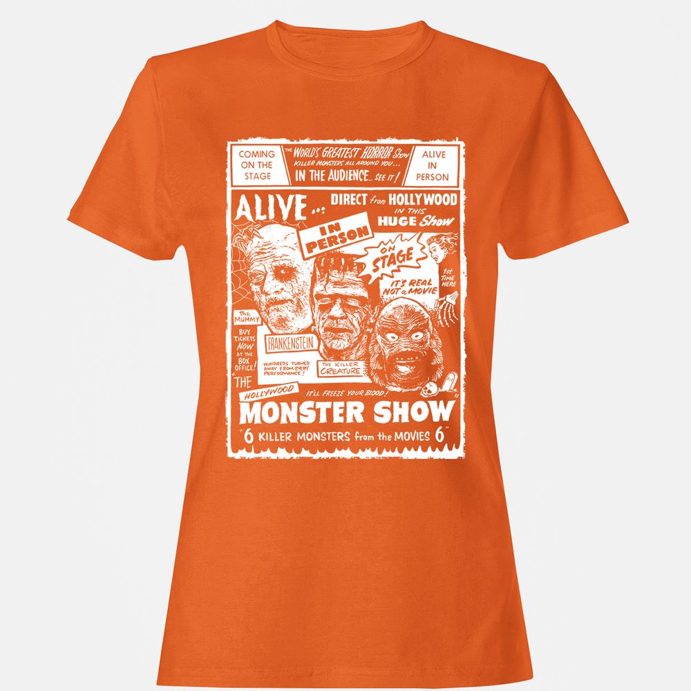 Women's T-Shirt - Y1XHK1AR - Orange - 11
