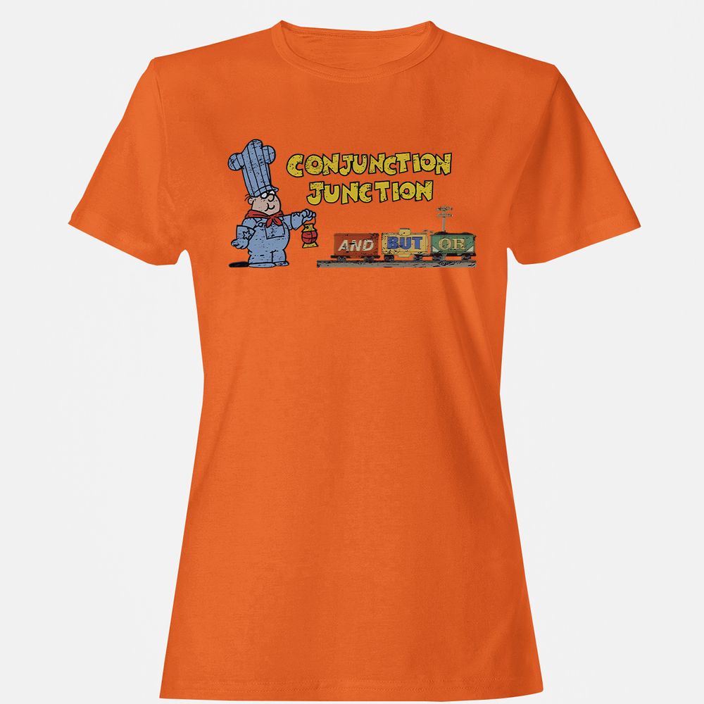Women's T-Shirt - 9BH9CDU5 - Orange - 11