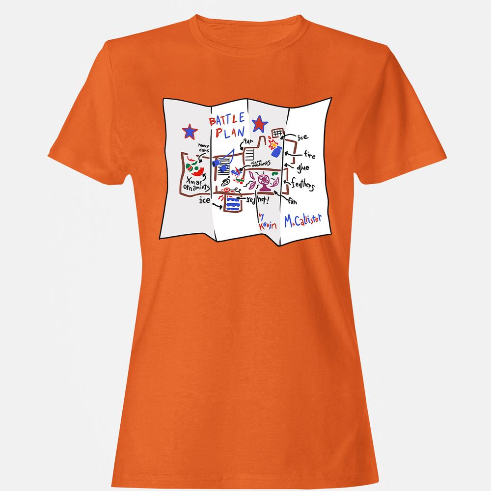 Women's T-Shirt - EWK511ED - Orange - 11
