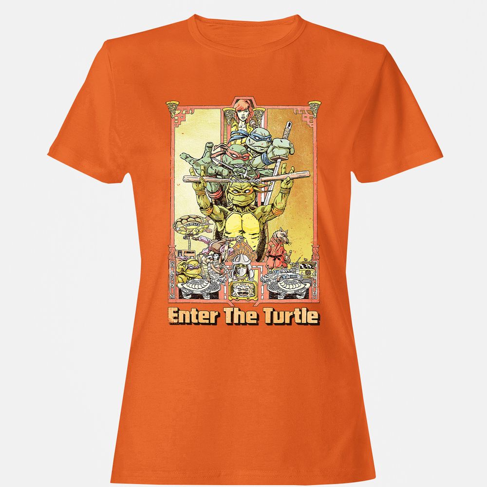 Women's T-Shirt - 6DHWDAE9 - Orange - 11