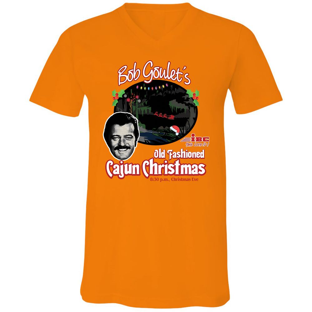 Unisex V-Neck T-Shirt - 9S88ZTGC - Orange - 11