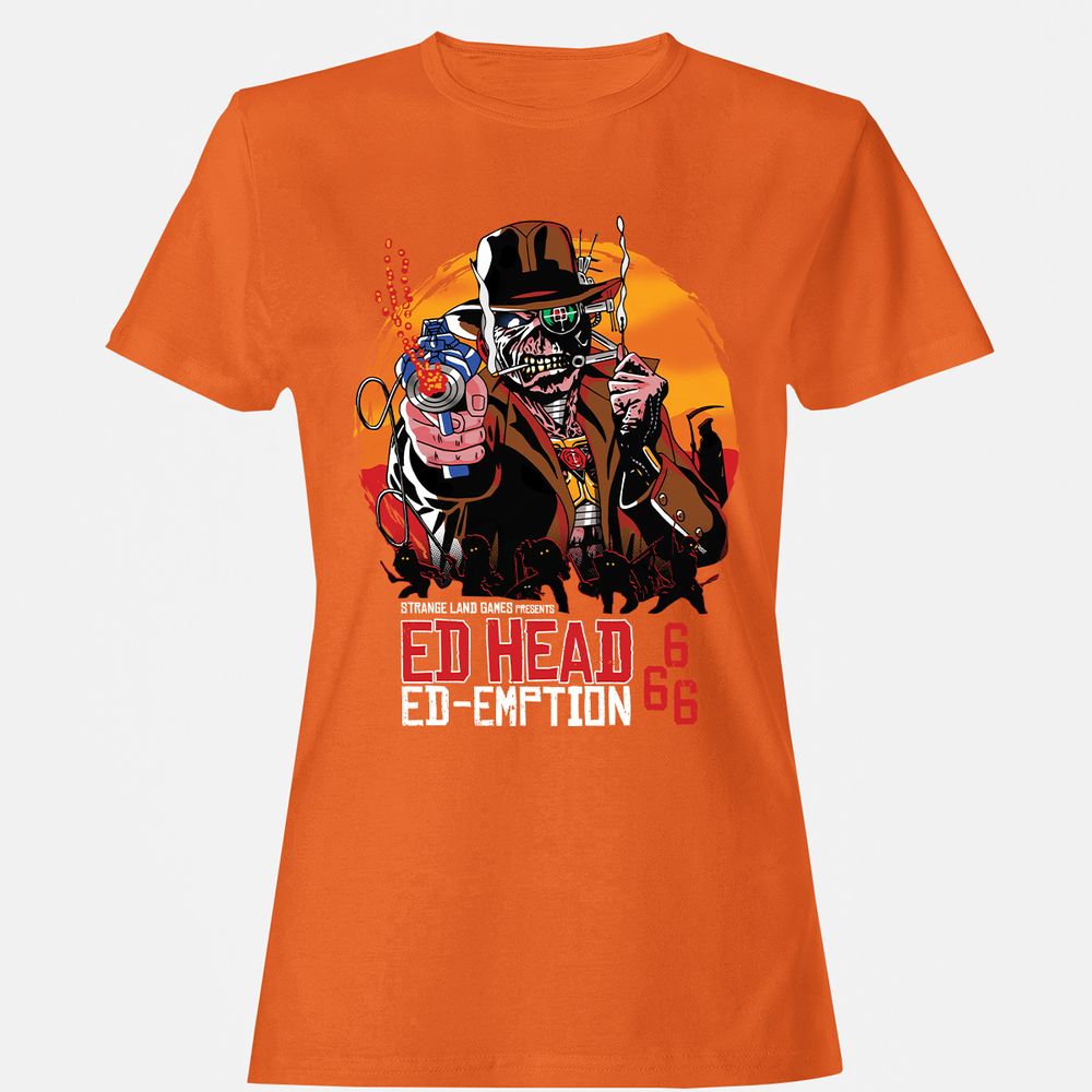 Women's T-Shirt - AQEPKF6W - Orange - 11