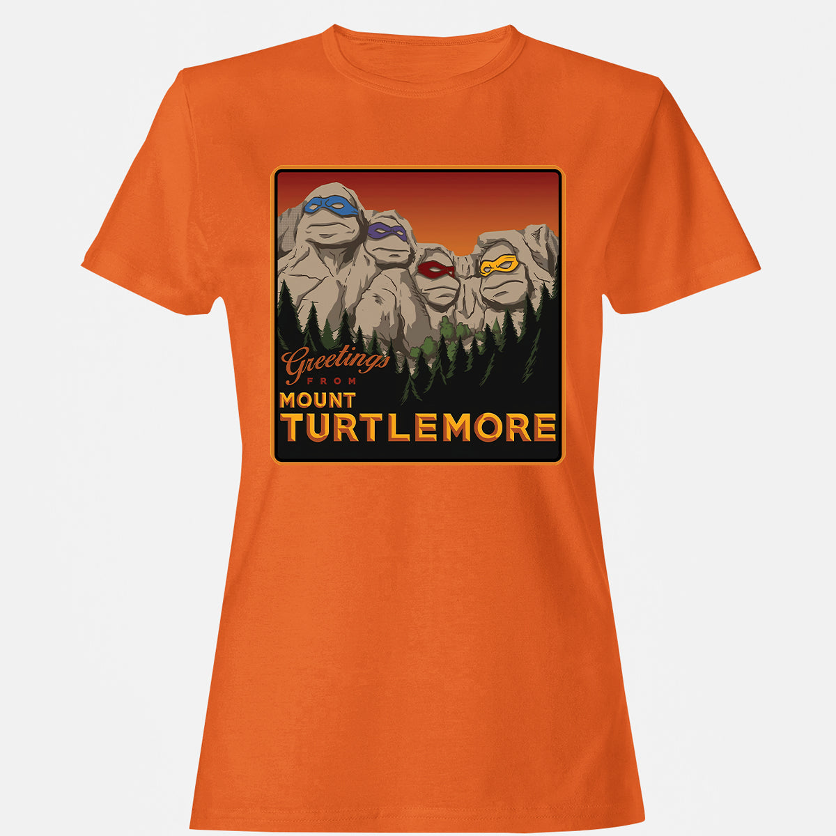 Women's T-Shirt - 9BUXX4CV - Orange - 11