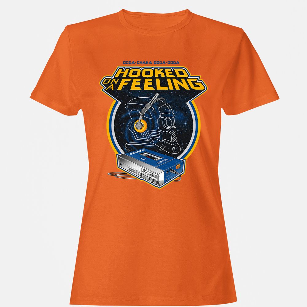 Women's T-Shirt - 3U9ATPUF - Orange - 11