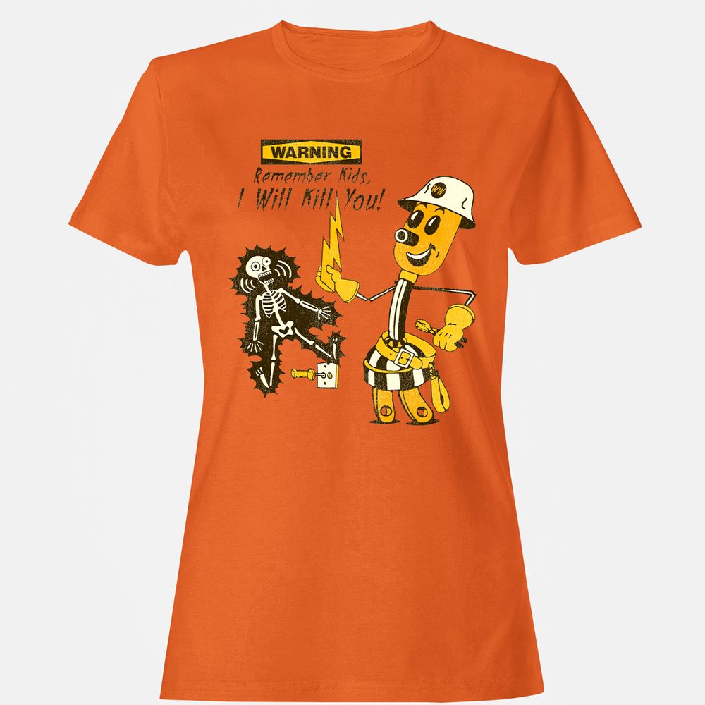 Women's T-Shirt - 1YKHXSP2 - Orange - 11