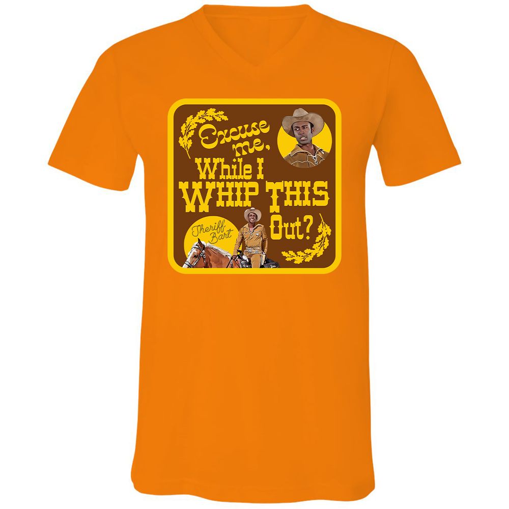 Unisex V-Neck T-Shirt - 3T2ERNYE - Orange - 11