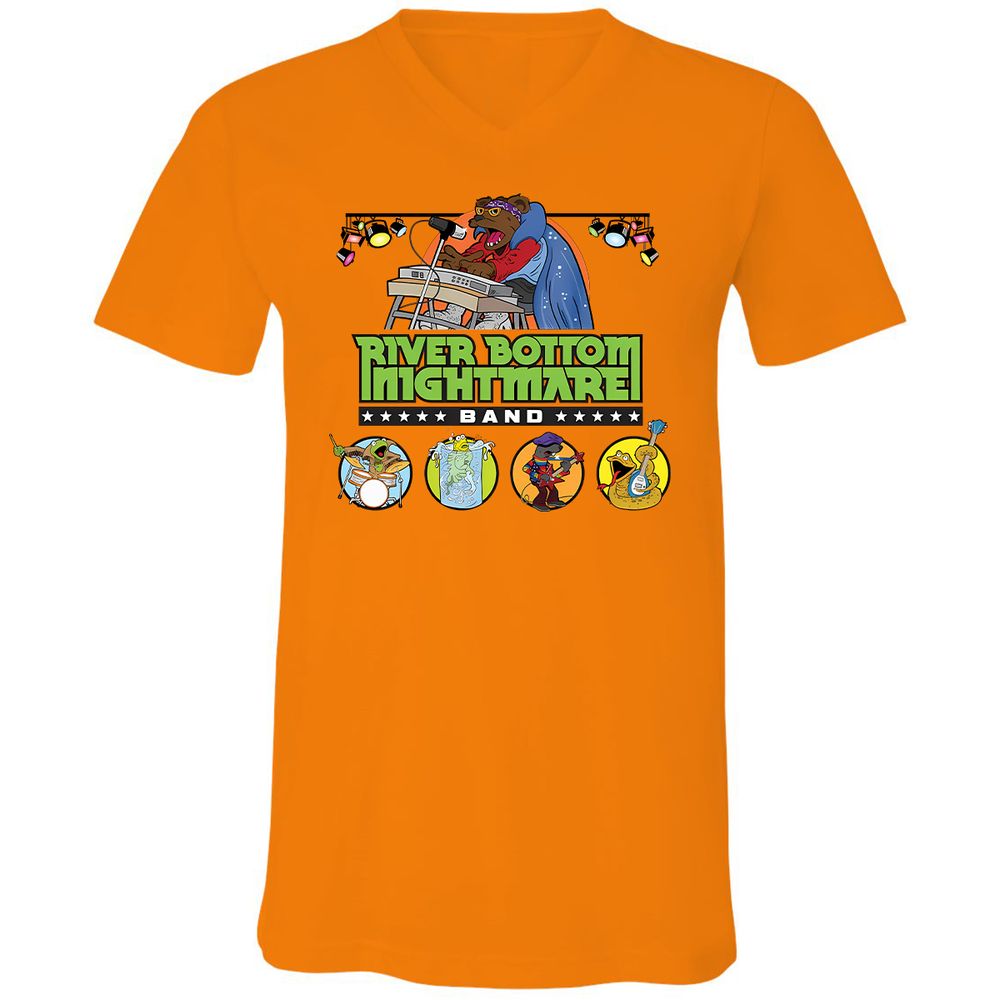 Unisex V-Neck T-Shirt - ASZ927UP - Orange - 11