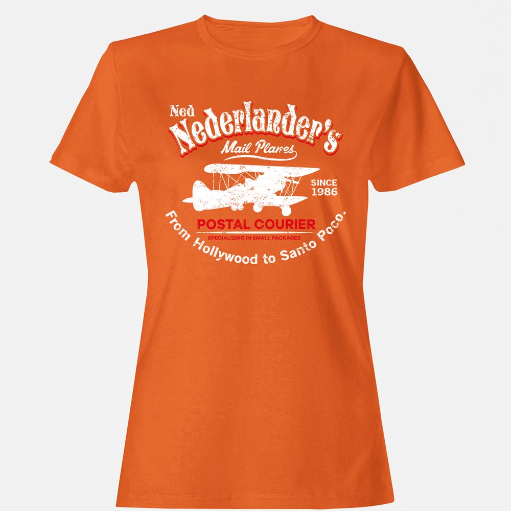 Women's T-Shirt - QL5Z7AMB - Orange - 11