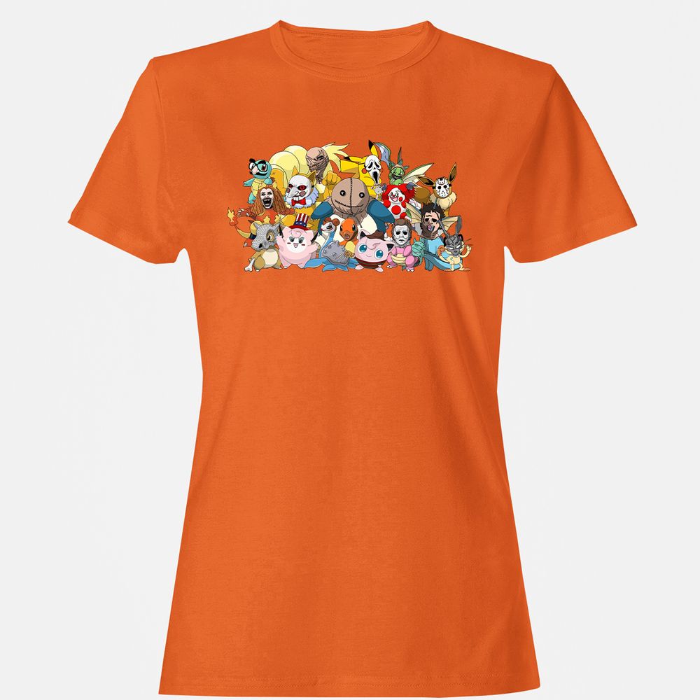 Women's T-Shirt - BE916ESK - Orange - 11