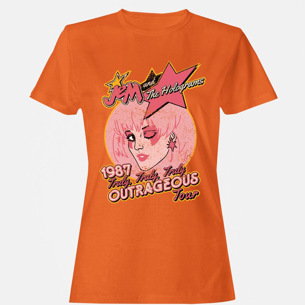 Women's T-Shirt - 3P8CNW6F - Orange - 11