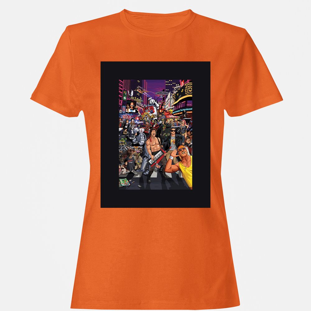 Women's T-Shirt - KQLA58Q7 - Orange - 11