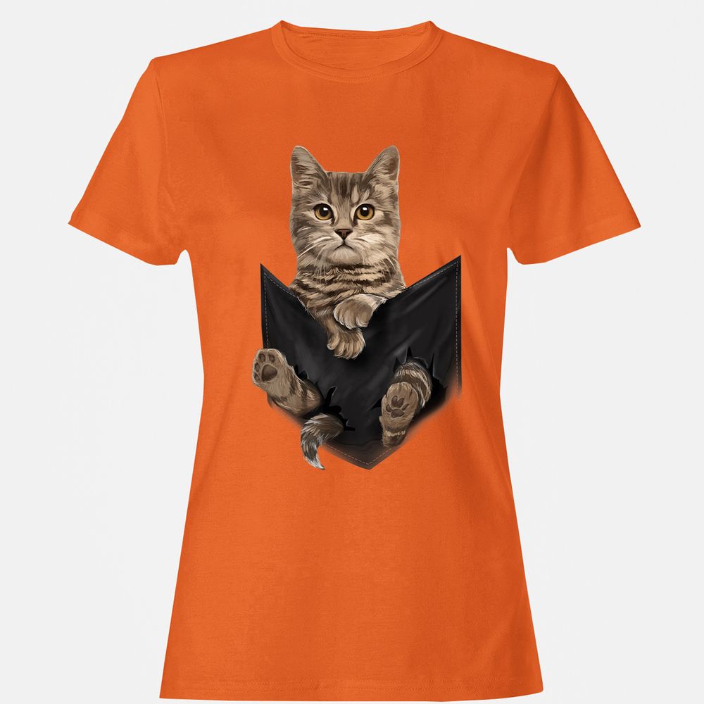 Women's T-Shirt - GNBEG5K7 - Orange - 11