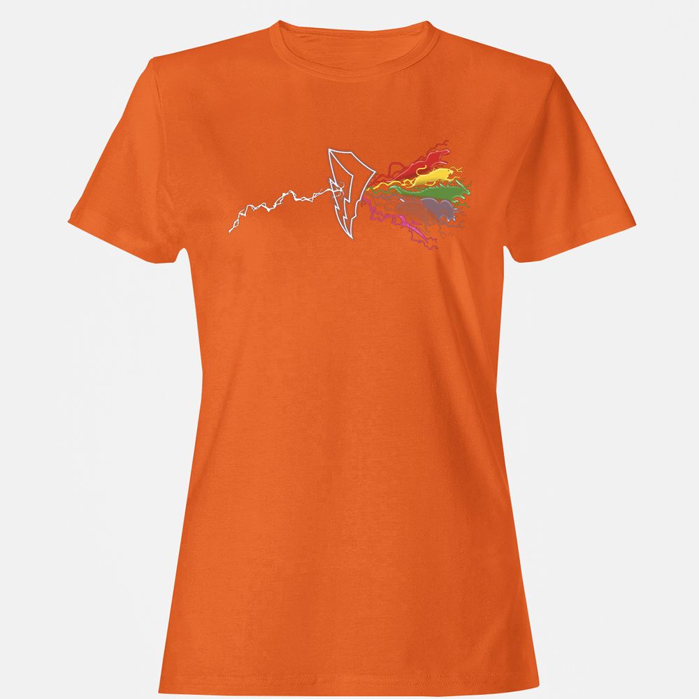 Women's T-Shirt - 61XH5W78 - Orange - 11
