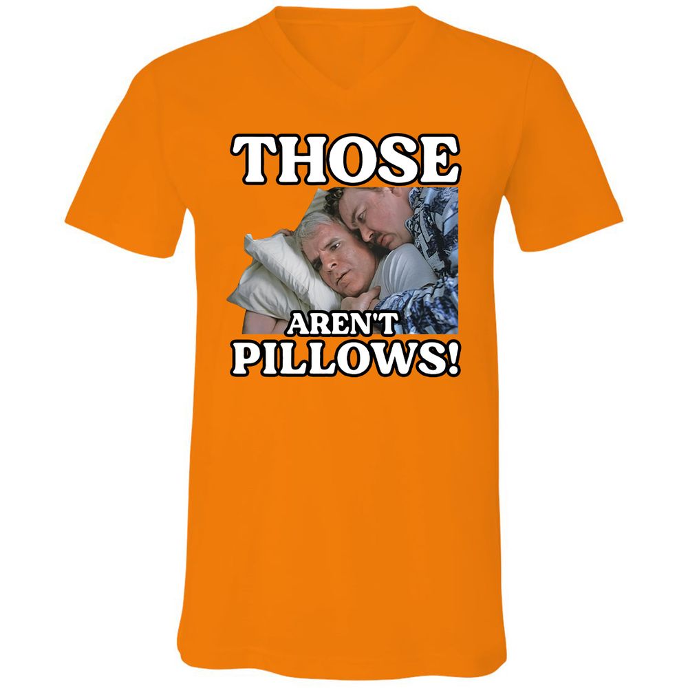 Unisex V-Neck T-Shirt - LBP6YN47 - Orange - 11