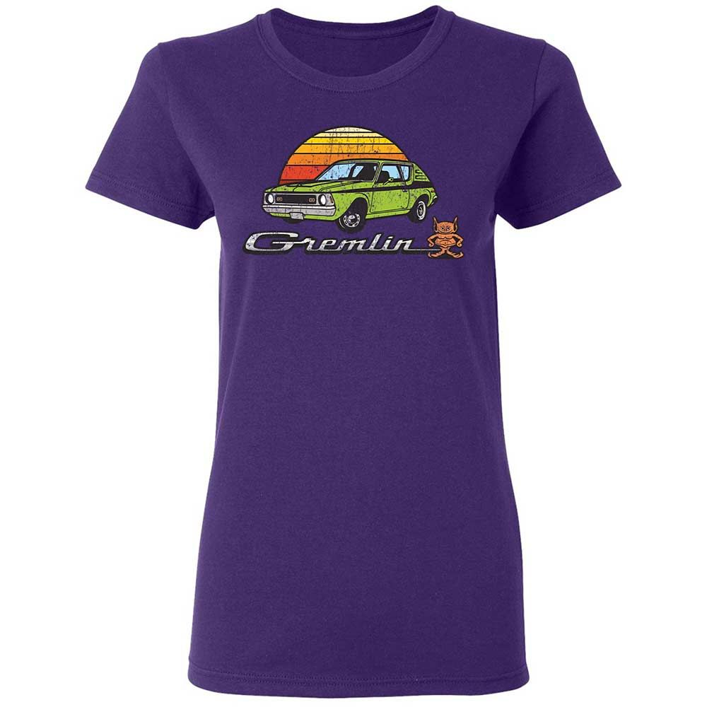 Women's T-Shirt - QVPV3AQR - Purple - 11