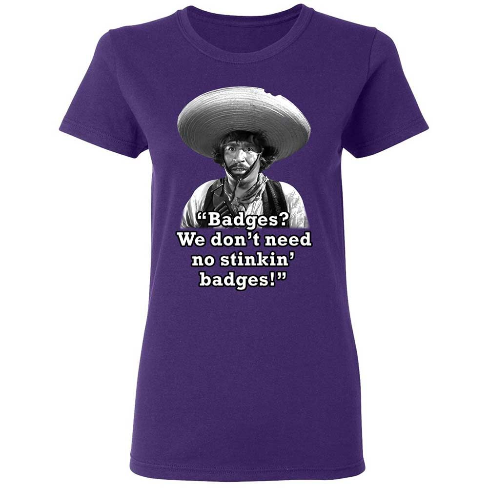 We don't need no stinkin' badges - Purple - 11