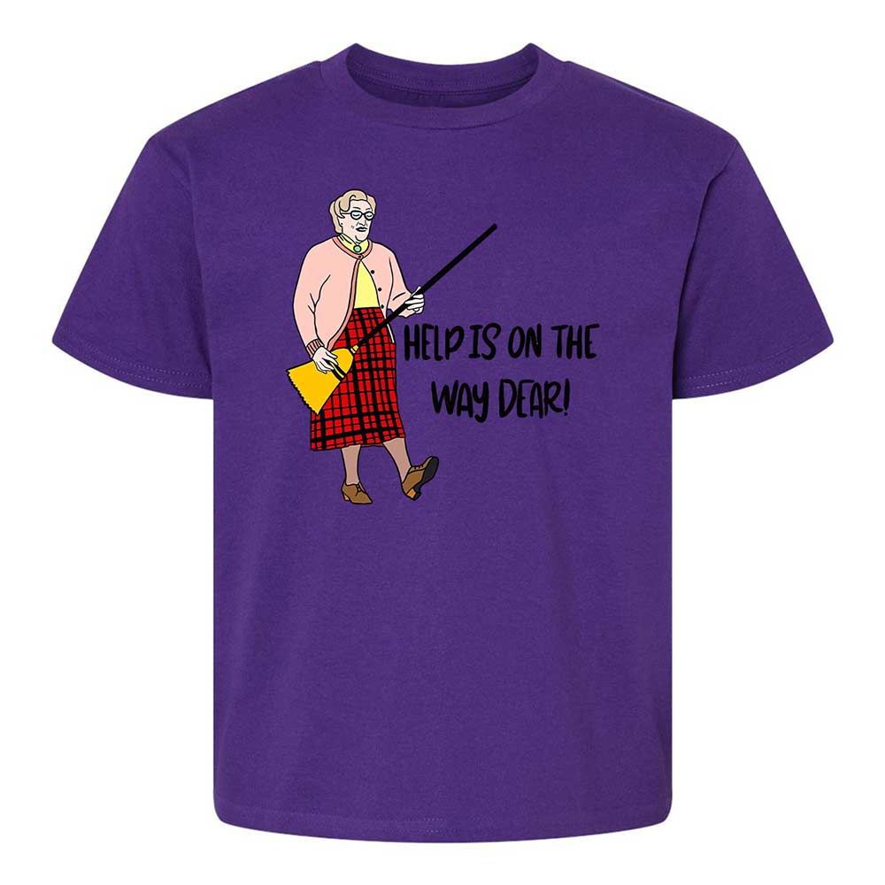 Help is on the way dear - Purple - 11