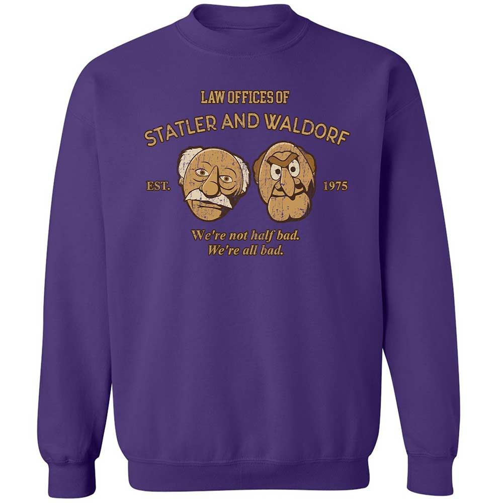 Classic Unisex Sweatshirt - CR2PQKPU - Purple - 11
