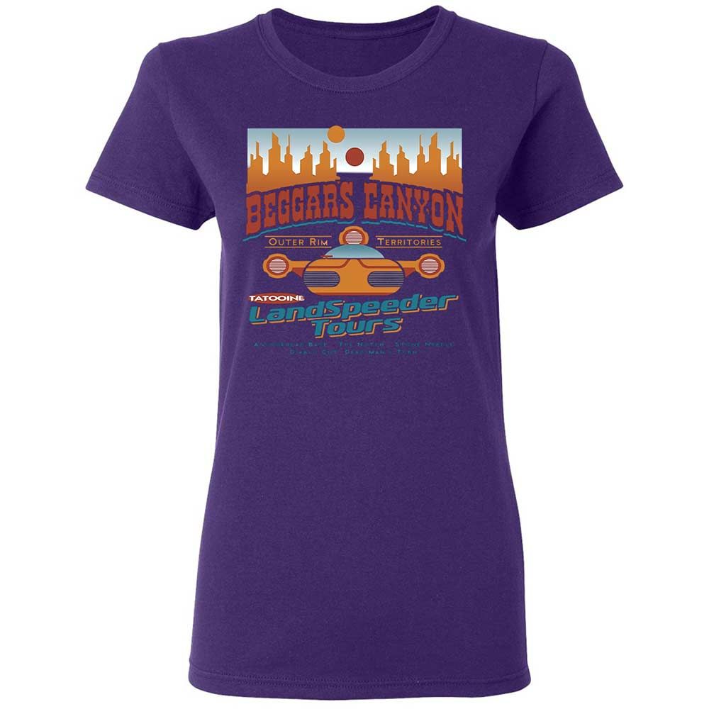 Women's T-Shirt - 747Z9QBP - Purple - 11