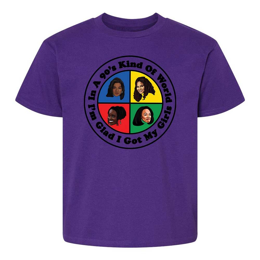 Kids T-Shirt - QB95K4WH - Purple - 11