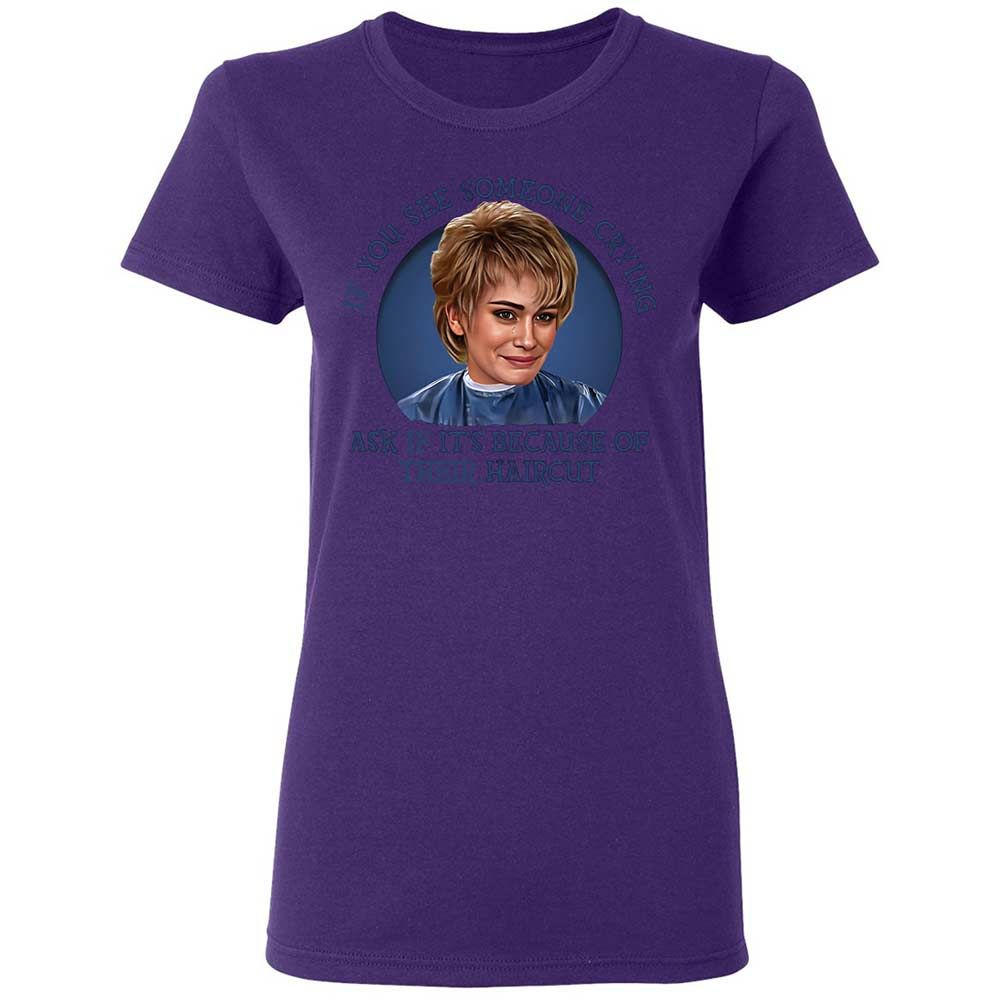 Women's T-Shirt - EDAD75HG - Purple - 11