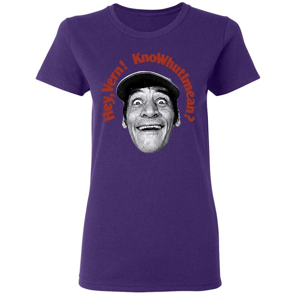 Women's T-Shirt - 3T7DA1KU - Purple - 11