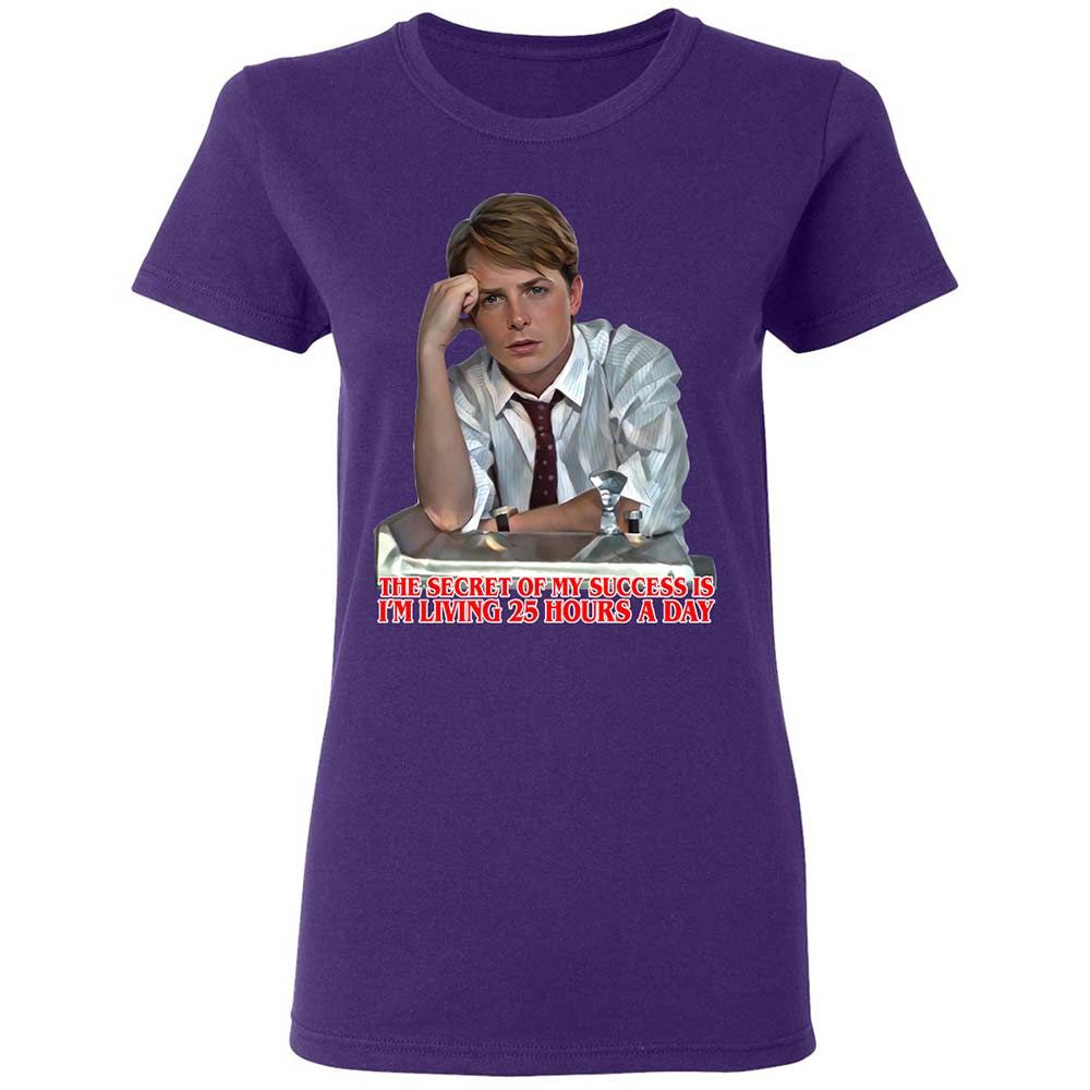 Women's T-Shirt - GHU8TVKP - Purple - 11