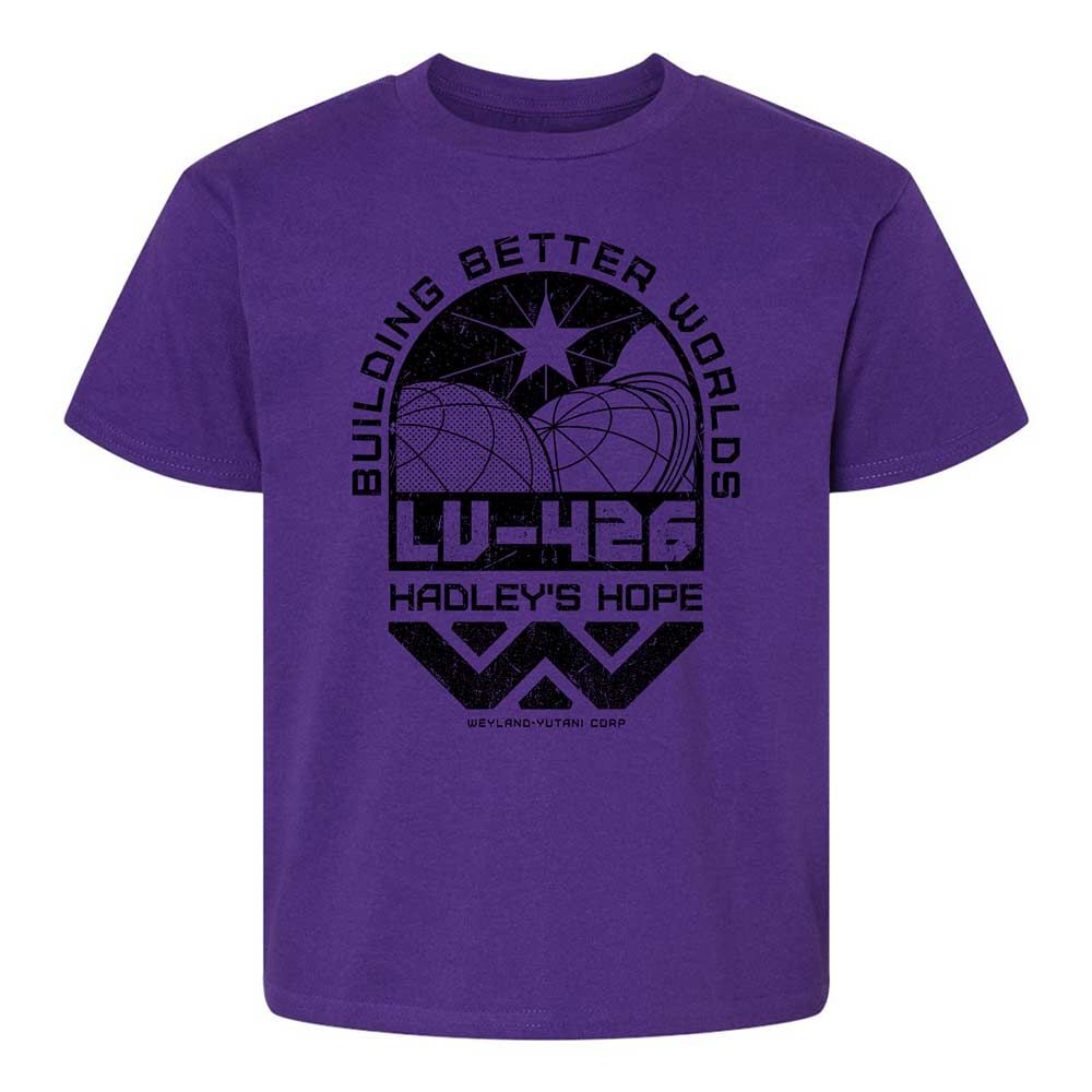 Kids T-Shirt - HX9LYPL7 - Purple - 11