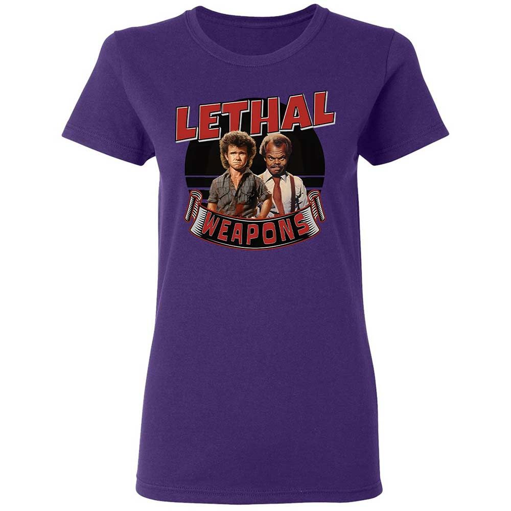 Women's T-Shirt - LY6LW5XB - Purple - 11