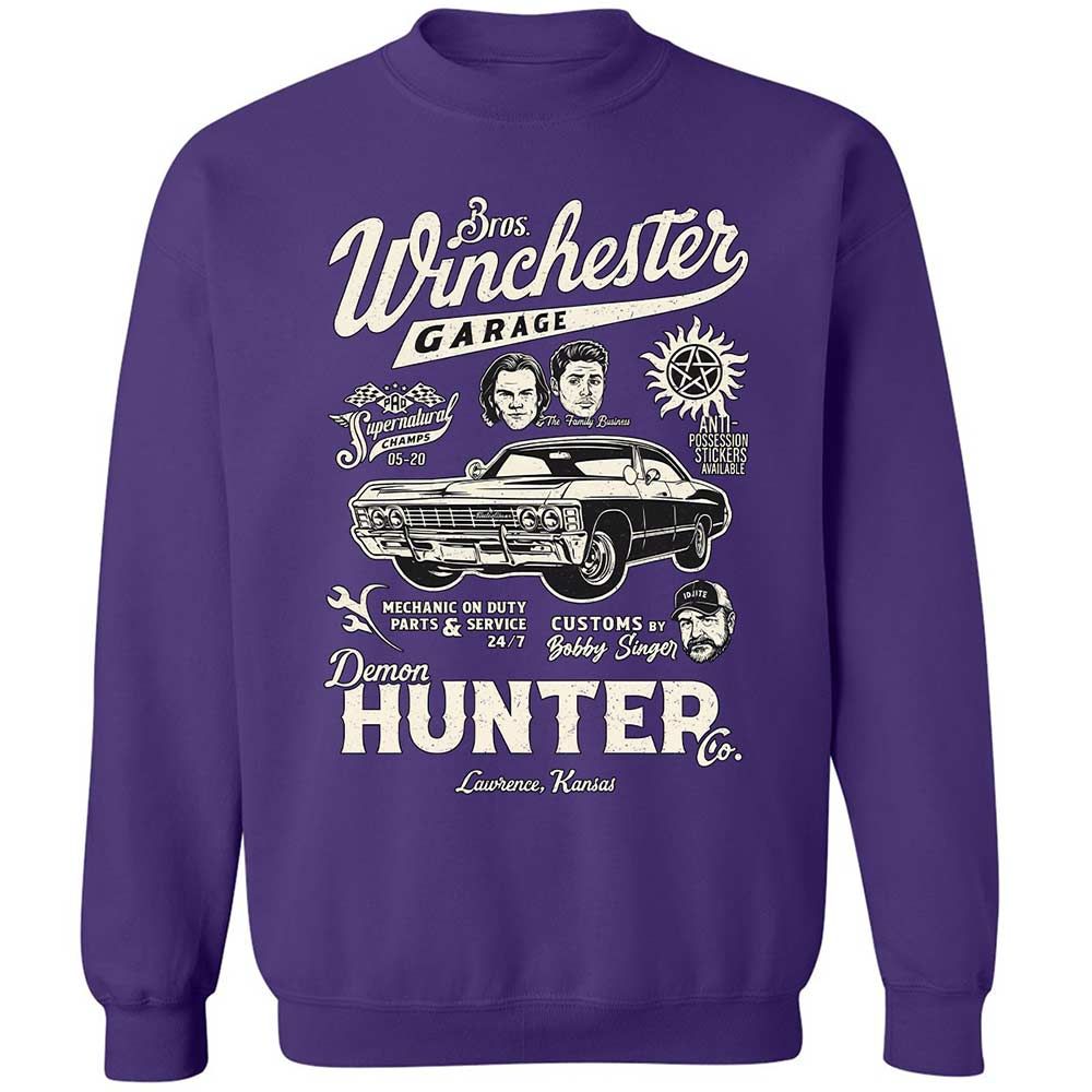 Classic Unisex Sweatshirt - B6335ETU - Purple - 11