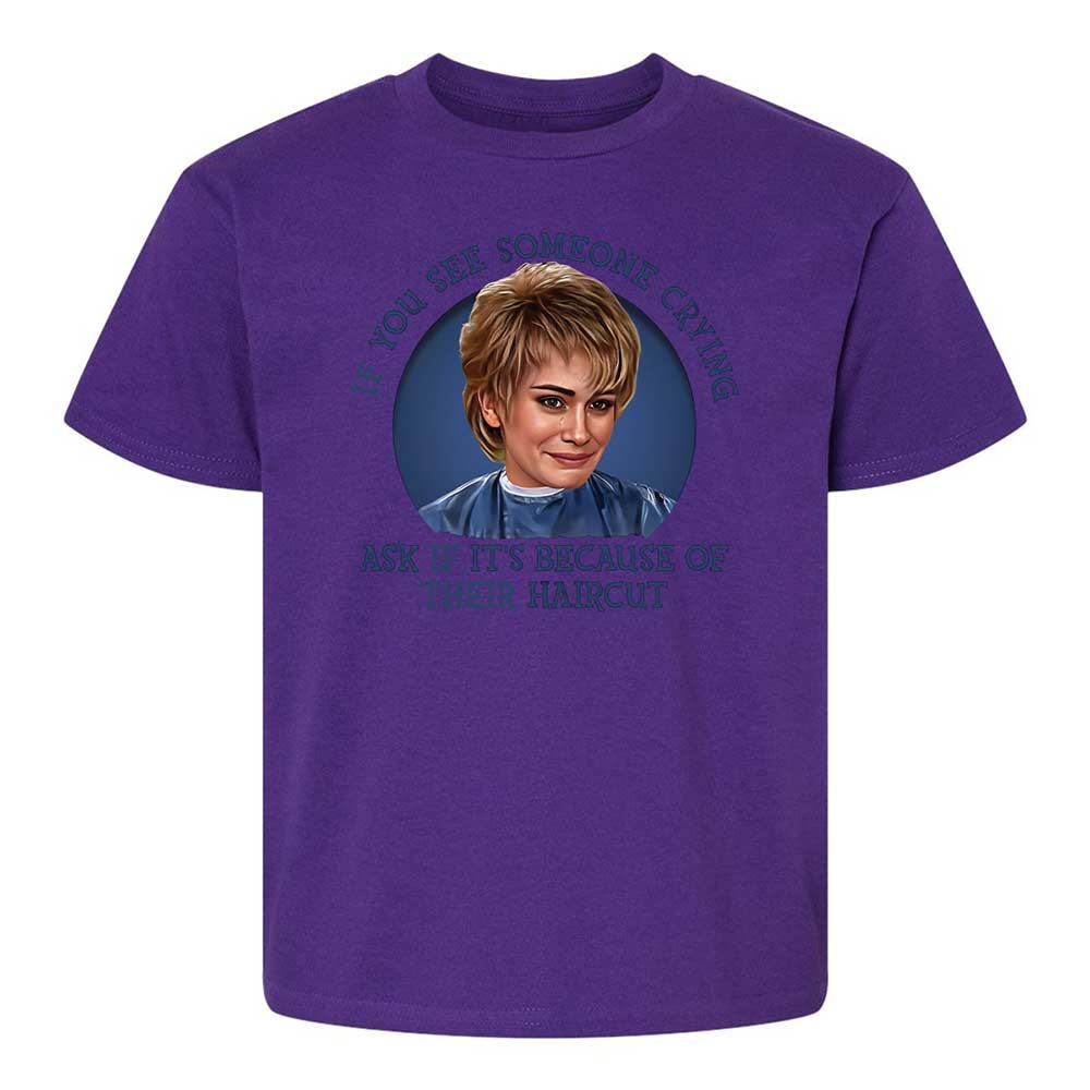 Kids T-Shirt - K5ZWENR3 - Purple - 11