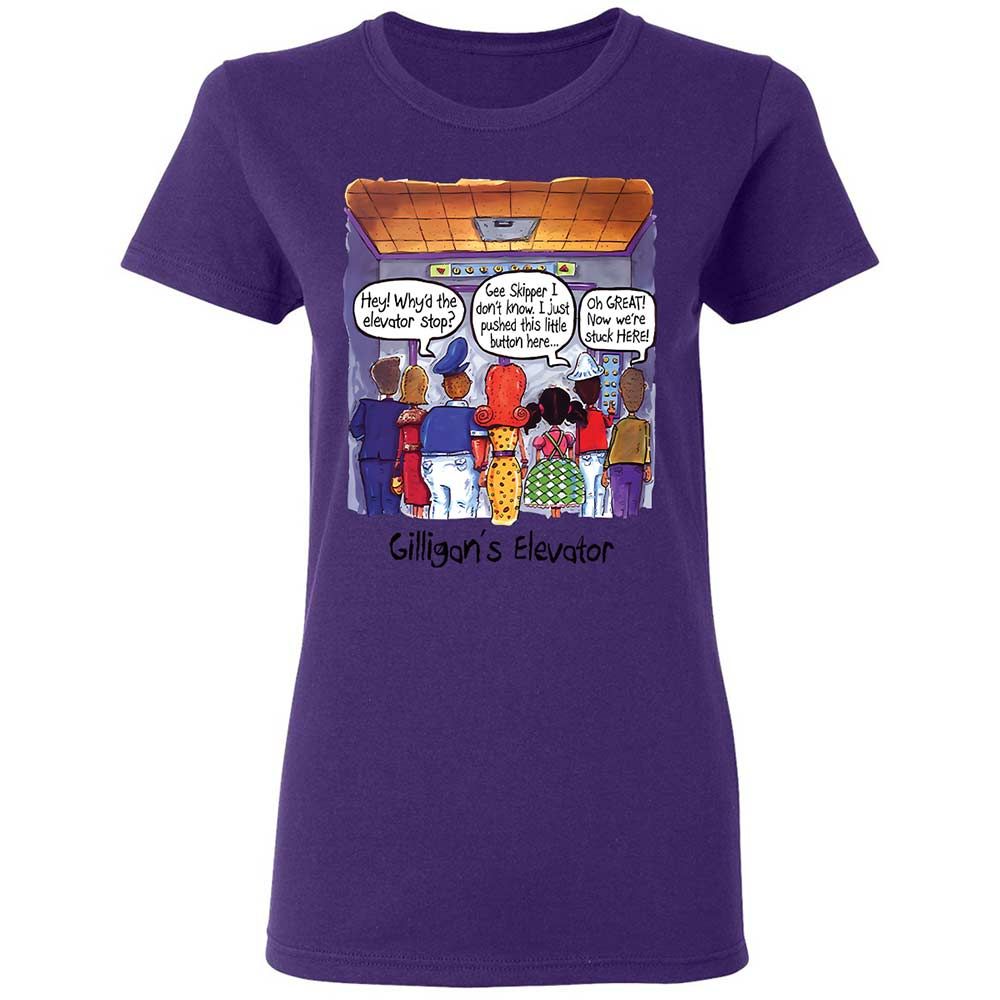 Women's T-Shirt - 4AWKR529 - Purple - 11